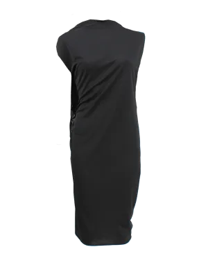 Sleeveless Ruffle Side Dress